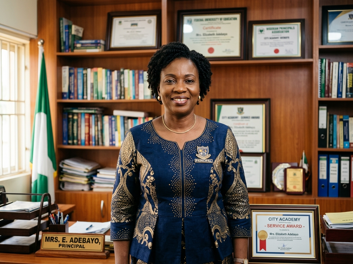 Mrs Alaekwe Edith Principal Great Kezino College